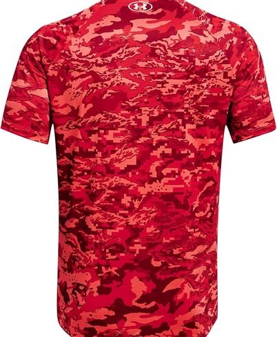قميص UA Tech ABC Camo فضفاض بأكمام قصيرة للرجال من Under Armour مقاس متوسط in Saudi Arabia