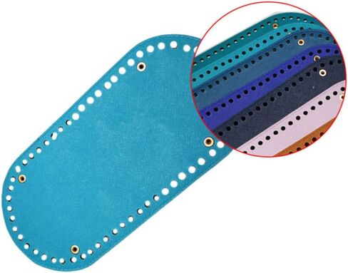 Gogogmee Handbag Insert Shaper Knitting Crochet Bottom Pad Pu Leather Bag Shaper Nail Bottom Shaper Pad Knitting Bag Bottom Crochet Bags Nail Bottom Leather Purses Tode Material Manicure in Saudi Arabia