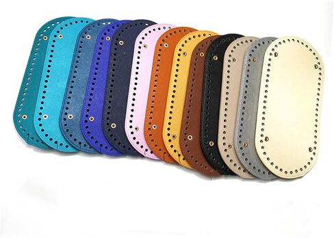 Gogogmee Handbag Insert Shaper Knitting Crochet Bottom Pad Pu Leather Bag Shaper Nail Bottom Shaper Pad Knitting Bag Bottom Crochet Bags Nail Bottom Leather Purses Tode Material Manicure in Saudi Arabia