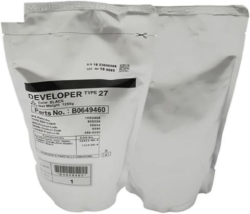 1250g Developer Powder Compatible with Type 27 MP 9000 1100 1350 MP9000 MP1100 MP1350 Pro 1356ex 1PC Type27 in Saudi Arabia