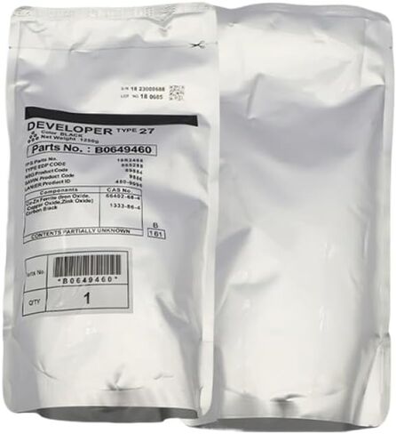1250g Developer Powder Compatible with Type 27 MP 9000 1100 1350 MP9000 MP1100 MP1350 Pro 1356ex 1PC Type27 in Saudi Arabia