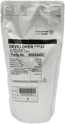 1250g Developer Powder Compatible with Type 27 MP 9000 1100 1350 MP9000 MP1100 MP1350 Pro 1356ex 1PC Type27 in Saudi Arabia