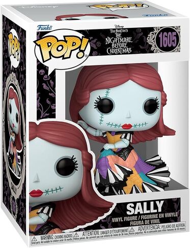 فونكو بوب! ديزني: The Nightmare قبل عيد الميلاد - Couture Sally - شخصية فينيل قابلة للتحصيل - فكرة الهدية - البضائع الرسمية - ألعاب للأطفال والبالغين - نموذج نموذج لهواة الجمع in Saudi Arabia