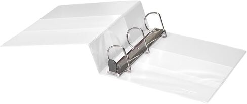 [IN] PLACE Heavy-Duty D-Ring View Binder, 3in. Rings, 100% Recycled, White, OD03105 in Saudi Arabia