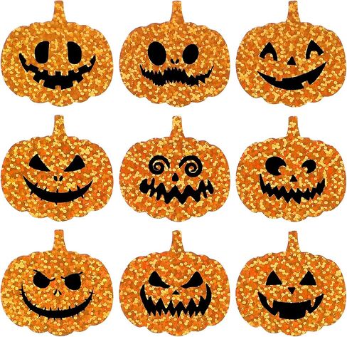 COCHIE Halloween Stickers Decorations, 480 1-1/2 Inch Laser Self-Adhesive Halloween J-O-Lantern Stickers Tags Label Decal for Envelopes Craft Card Seal Gifts Candy Bags Party Decor Supplies (Ghost) in Saudi Arabia