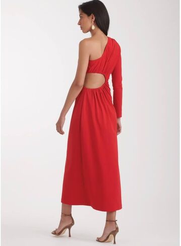 Simplicity Misses' One Shoulder Knit Dress Sewing Pattern Packet, Design Code S9885, Sizes 18-20-22-24-26 in Saudi Arabia