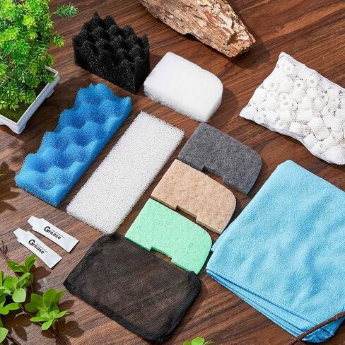 68 PCS Filter Media متوافقة مع Fluval 306/307 ، أكياس Medies Media Fluter Canister ، واضحة سريعة ، ورغوة ، نترت/فوسفات/أمونيا ، منشفة ، صيانة الشحوم لمدة 12 شهرًا in Saudi Arabia