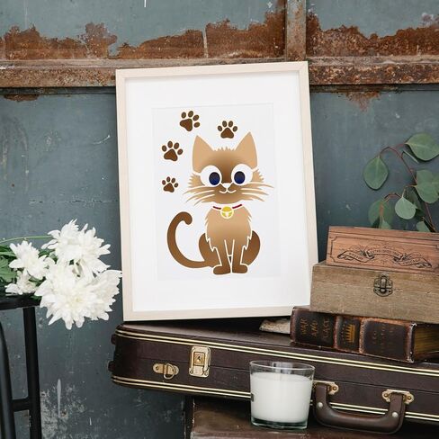 Mayjoydiy Parrot Stencil Birds الزهور الإستنسل 11.7x8.3inch يترك الشجرات من أجل إعادة الاستخدام مع قوالب حيوانية للطلاء للحرف على الحائط الخشب ديكور المنزل ديي in Kuwait