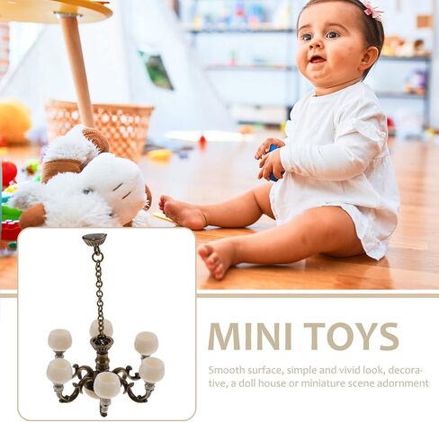 Homsfou Dollhouse Lights ثورة صغيرة السقف ضوء الأثاث المصغر مصابيح قلادة قلادة ديكور الديكور المصغرة ملحقات مصغرة ديكورات منزل للأضواء الزخرفية المنزلية عتيقة عتيقة in Saudi Arabia