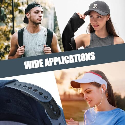 4 Pcs Snapback Extender, Adjustable Hat Extender Snapback, Plastic Hat Extenders, Cap Half Size Extenders With Holes, Hats Snap Buckle Replacement for Fitted Caps, Baseball Hats in Saudi Arabia