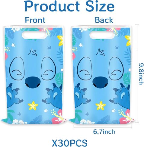 Lanhyer 30pcs Stitch Party Gift Decortations for Baby Shower Stitch Gift Vals Cartoonshed Birthday Party Decorations in Saudi Arabia