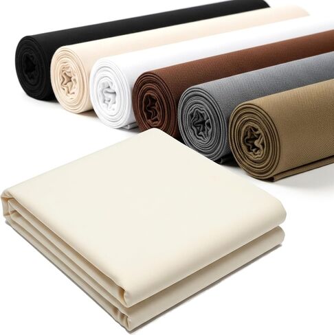 Barcelonetta | Dust Cover Fabric | 60" Wide | Easy to Staple | Replacement for Furniture Underside, Bookbinding, Lining | Medium Weight, Breathing | Upholstery Backing (Black, 1 Yard) in Kuwait