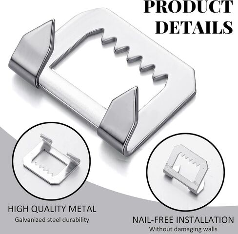 100 Pcs Foam Board Hangers Metal Sawtooth Foam Core Board Hangers Galvanized Steel Sawtooth Picture Hooks in Saudi Arabia