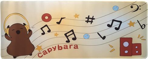 32x15inch capybara منصات الماوس الكبيرة لطيفة نمط رائعتين محمول مضاد للانزلاق المكتب دخول الجدول الزخرفي المنزل ديكور المنزل in Saudi Arabia