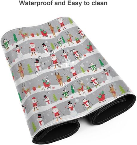 المكتب حصيرة هالوين القرع على دارك غابة مكتب لوحة كبيرة من لوحة الماوس mousepad الموسعة XXL لوحة المفاتيح وسادة 35.4 × 15.7 in Kuwait
