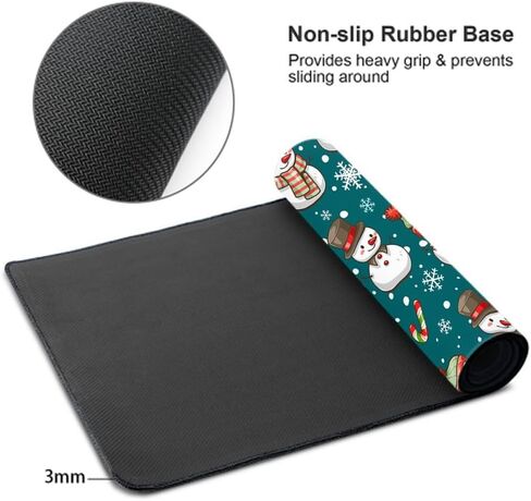 المكتب حصيرة هالوين القرع على دارك غابة مكتب لوحة كبيرة من لوحة الماوس mousepad الموسعة XXL لوحة المفاتيح وسادة 35.4 × 15.7 in Saudi Arabia