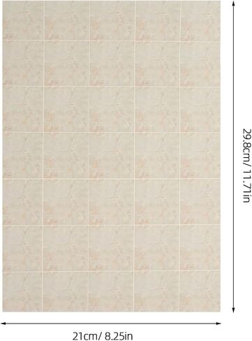 3Pcs Self-Adhesive Miniature Dollhouse Flooring, Peel and Stick Pink Tile Stickers for 1:12 Mini House Decor, 11.73 X 8.26 Inch in Saudi Arabia
