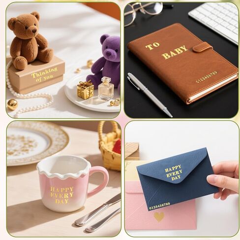 21 Sheets Small Letter Stickers, Tiny Glitter Gold Alphabet Stickers Alloy Self Adhesive Mini Gold Number Sticker Mini Letter Sticker Small Letters for Scrapbooking Nails Manicure DIY Crafts in Saudi Arabia