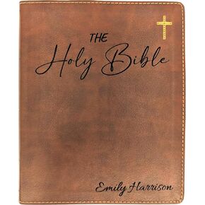 Personalized NIV Journaling Bible | New International Version | Custom Engraved Name | Easy-to-read Study Bible | The Holy Bible | Christian Gift for Men, Women, and Kids (Personalized Name) in Saudi Arabia