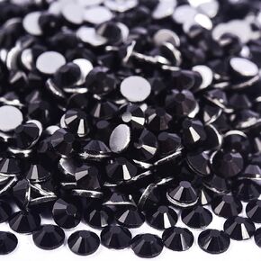 Blinginbox Hematite Glass Rhinestons أحجار كريستال فلاتباك للأحجار الكريمة للأظافر الحرف الأظافر وأحذية الديكور. (SS16/1440pcs) in Kuwait