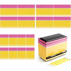 5 Pcs Pencil Dispenser Sticker Kit Clip Art Full Coverage Sticker for DIY Pencils Pen Holder Classroom Stainless Steel Straw Dispenser, Teachers Classroom Supplies in Saudi Arabia