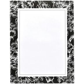 Show-Offs Black Border Printer Paper Elegant Floral - 40 Sheet, 24653 in Saudi Arabia