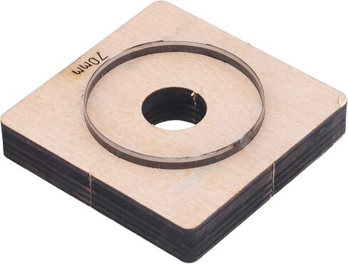 Leather Cutting Die Round Shape Punch Cutter Craft Tool 70mm Diameter for Paper Rubber in Saudi Arabia
