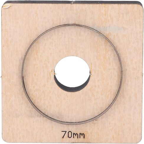 Leather Cutting Die Round Shape Punch Cutter Craft Tool 70mm Diameter for Paper Rubber in Saudi Arabia