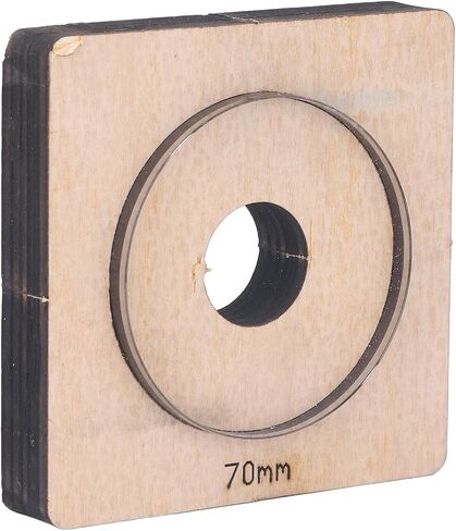 Leather Cutting Die Round Shape Punch Cutter Craft Tool 70mm Diameter for Paper Rubber in Saudi Arabia