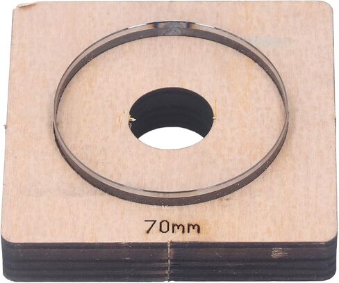 Leather Cutting Die Round Shape Punch Cutter Craft Tool 70mm Diameter for Paper Rubber in Saudi Arabia