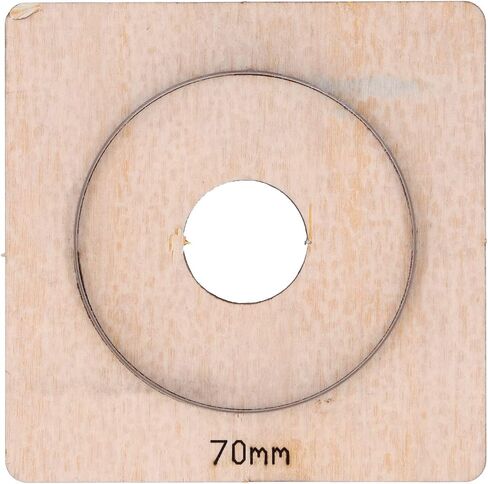 Leather Cutting Die Round Shape Punch Cutter Craft Tool 70mm Diameter for Paper Rubber in Saudi Arabia