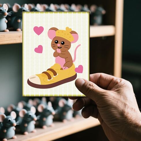 Boots Mice Cutting Dies High Heels Sneakers Card Making Die Stencil Scrapbooking Embossing Carbon Steel Template Dies for Greeting Cards Craft Album Invitation Festive Decor in Saudi Arabia