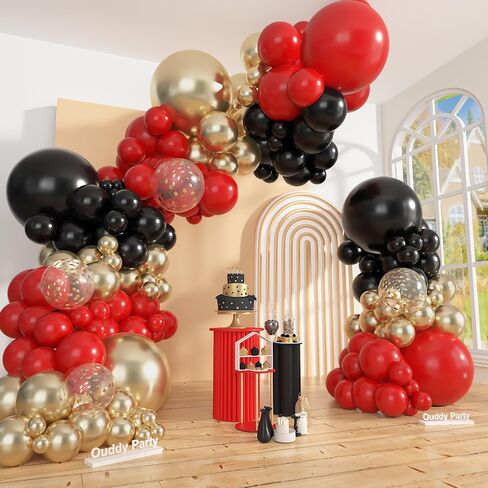 Ouddy Party 149Pcs Gender Reveal Balloon Arch Garland Kit Different Sizes 18 12 10 5Inch, 6Pcs 18" Dusty Pink Blue Sand White Gold Balloons for Boy Girl Boho Baby Shower Birthday Party Decorations in Saudi Arabia