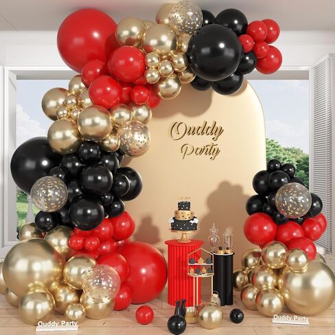 Ouddy Party 149Pcs Gender Reveal Balloon Arch Garland Kit Different Sizes 18 12 10 5Inch, 6Pcs 18" Dusty Pink Blue Sand White Gold Balloons for Boy Girl Boho Baby Shower Birthday Party Decorations in Saudi Arabia