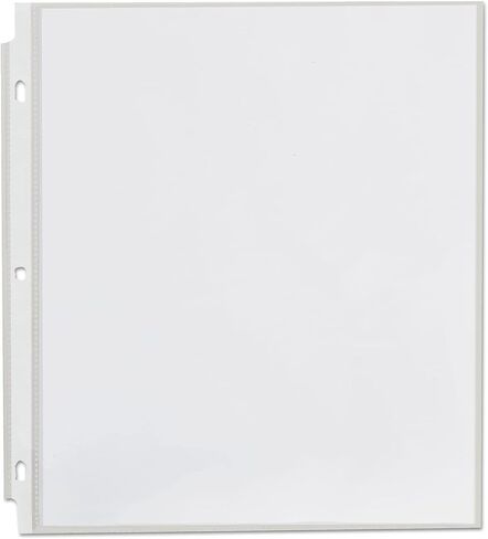 Universal Top-Load Poly Sheet Protectors, Economy, Letter, 100/Box (21130) in Saudi Arabia