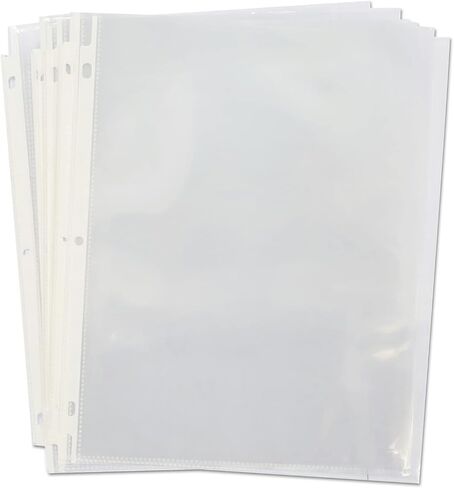 Universal Top-Load Poly Sheet Protectors, Economy, Letter, 100/Box (21130) in Saudi Arabia