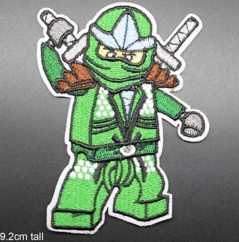 مجموعة pinstant من 4 بقع Ninjago Ninjas 3.6 "الحديد على بقع حرارية مطرزة للملابس للملابس in Saudi Arabia