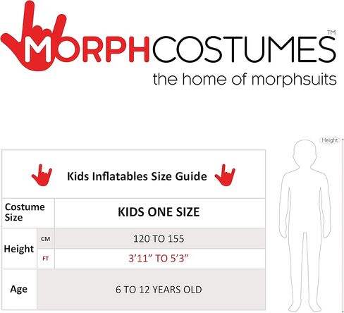 Morph Fighter Jet Costume For Kids, Kids Inflatable Costume, Halloween Costumes for Boys, Boys Halloween Costume in Saudi Arabia