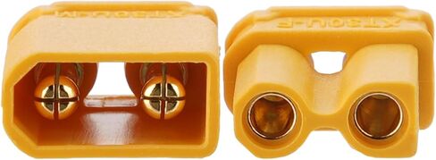 10pcs Amass XT30(2+2) Female Connectors, Drone FPV Lipo Battery Connectors, Gold Plated for RC UAV Robots (Black) in Saudi Arabia