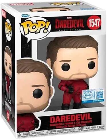 فونكو بوب! الفينيل ، شخصية Daredevil غير المقنعة ، الأحمر والأسود ، Marvel ، Entertainment Earth الحصري ، #1547 ، 4 بوصة ، مات مردوك in Saudi Arabia