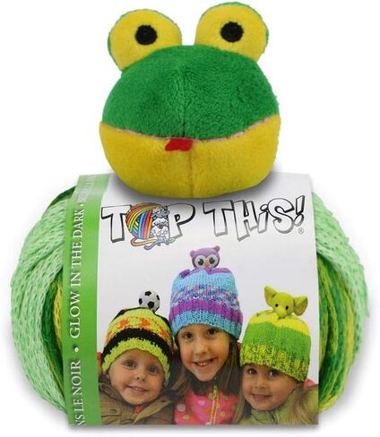 DMC DMCTTY16.FR TOP هذا GLOWINTHE Dark Frog Yarn Kit in Saudi Arabia