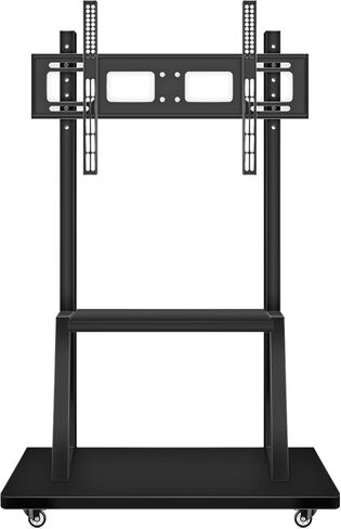 Mobile TV Cart,JYXOIHUB, Rooling TV Stand with Wheels for 60 to 100 Inch LCD LED OLED Plasma Flat Panel Screens up to 330lbs AVA1500-60-1P (Black) in Kuwait