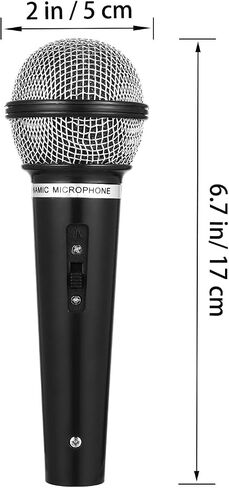 لعبة الميكروفون البلاستيكية ، Play Play MIC مناسبة لحفلة عيد الميلاد ، الغناء ، عرض المواهب ، ملابس الأزياء الدعائم in Saudi Arabia