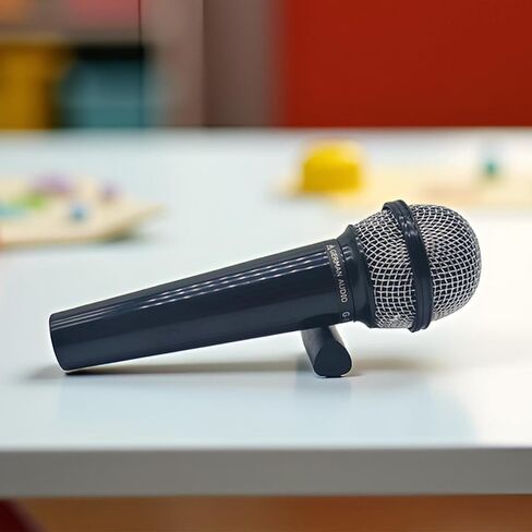لعبة الميكروفون البلاستيكية ، Play Play MIC مناسبة لحفلة عيد الميلاد ، الغناء ، عرض المواهب ، ملابس الأزياء الدعائم in Saudi Arabia