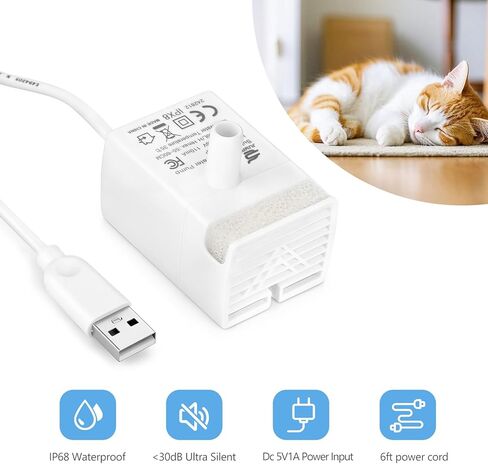 مضخة مياه النافورة ماء Cat Fountain لـ 101oz/3L Automatic Pet Fountain in Kuwait