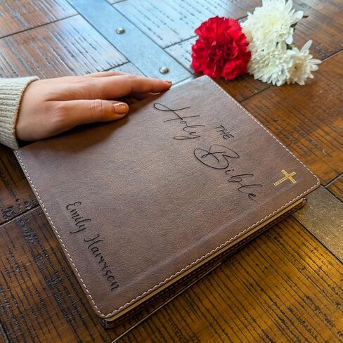 Personalized NIV Journaling Bible | New International Version | Custom Engraved Name | Easy-to-read Study Bible | The Holy Bible | Christian Gift for Men, Women, and Kids (Personalized Name) in Saudi Arabia
