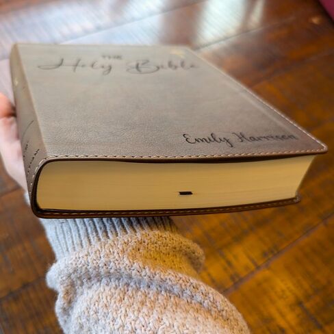 Personalized NIV Journaling Bible | New International Version | Custom Engraved Name | Easy-to-read Study Bible | The Holy Bible | Christian Gift for Men, Women, and Kids (Personalized Name) in Saudi Arabia