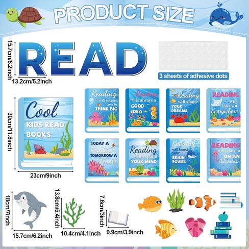 Qyeahkj Bee Reading Bulletin Board Poster for Classroom Motivational Bulletin Board Bumble Bee Sunflower Cutouts Elementary Educational Prints Poster for Teachers Kindergarten Preschool Library in Saudi Arabia