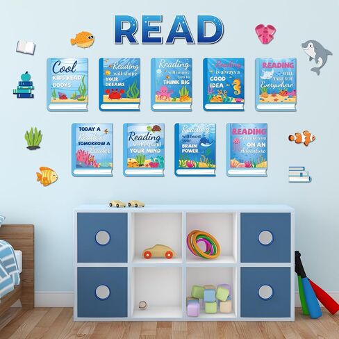 Qyeahkj Bee Reading Bulletin Board Poster for Classroom Motivational Bulletin Board Bumble Bee Sunflower Cutouts Elementary Educational Prints Poster for Teachers Kindergarten Preschool Library in Saudi Arabia
