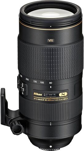 Nikon AF-S FX NIKKOR 80-400mm f.4.5-5.6G ED Vibration Reduction Zoom Lens with Auto Focus for Nikon DSLR Cameras (Renewed) in Saudi Arabia